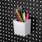 Small White Pegboard Storage Bin by Simply Tidy®